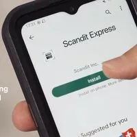 scandit express app install screen